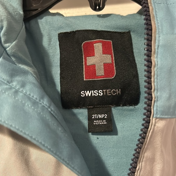 Swiss Tech Kids Hooded Jacket Blue Size 2T - Picture 2 of 6